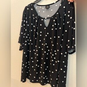Worthington Blouse Polka Dot